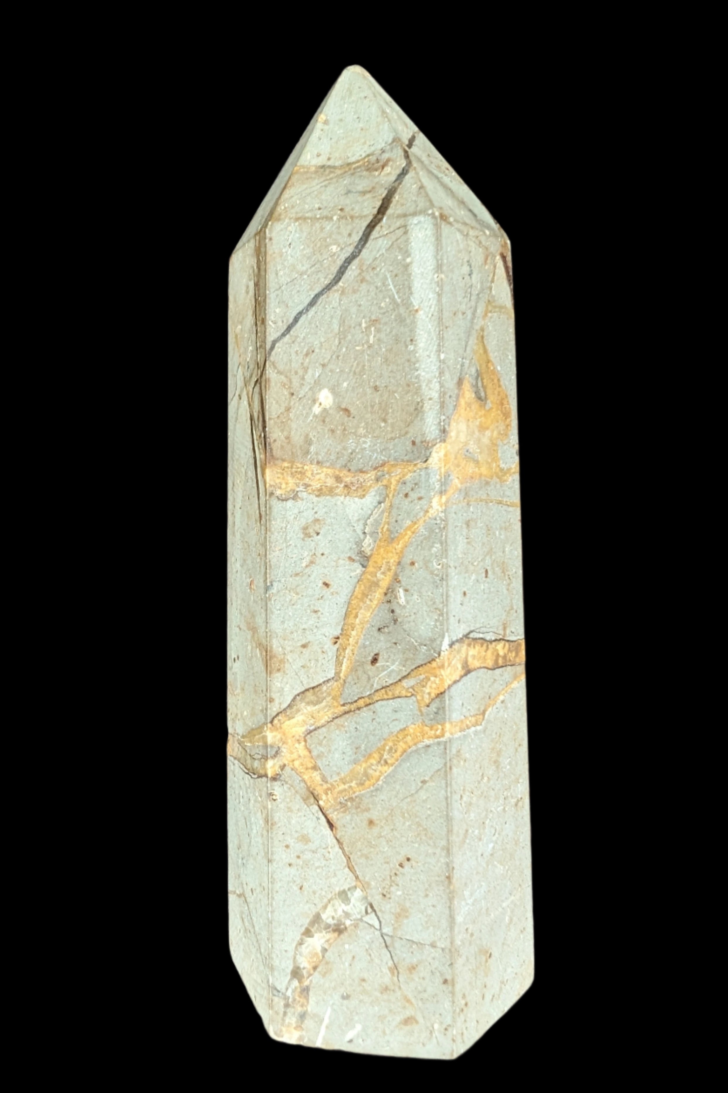 Septarian Dragon Stone wand 90g in sunlight - Rocks and Things Store
