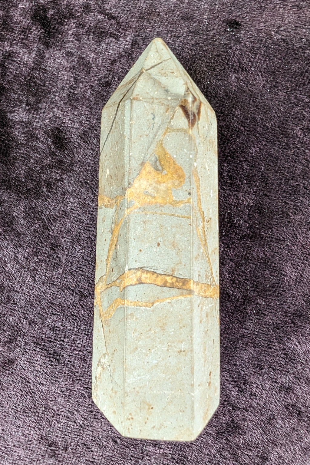 Septarian Dragon Stone wand 90g Rocks and Things