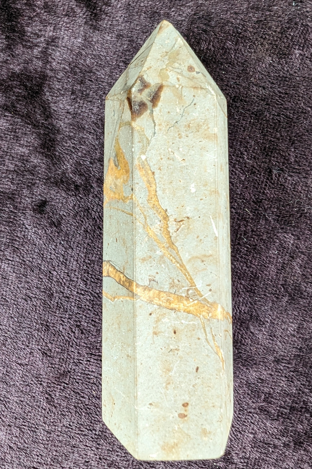Septarian Dragon Stone wand 90g Rocks and Things
