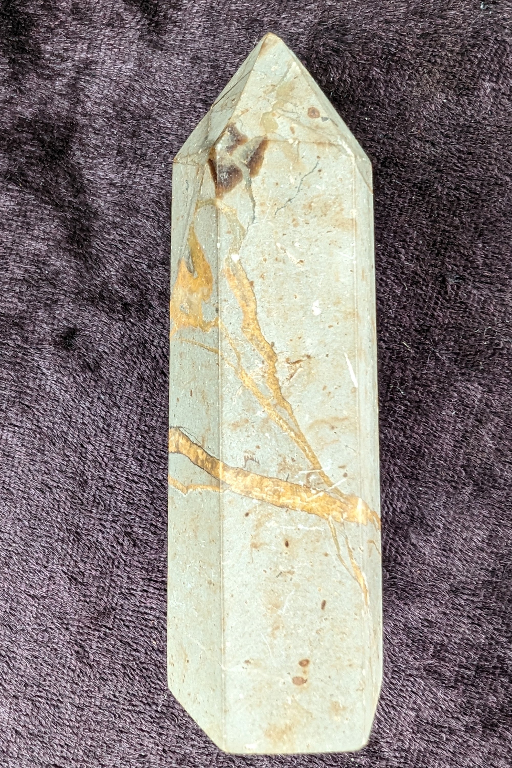 Septarian Dragon Stone wand 90g Rocks and Things