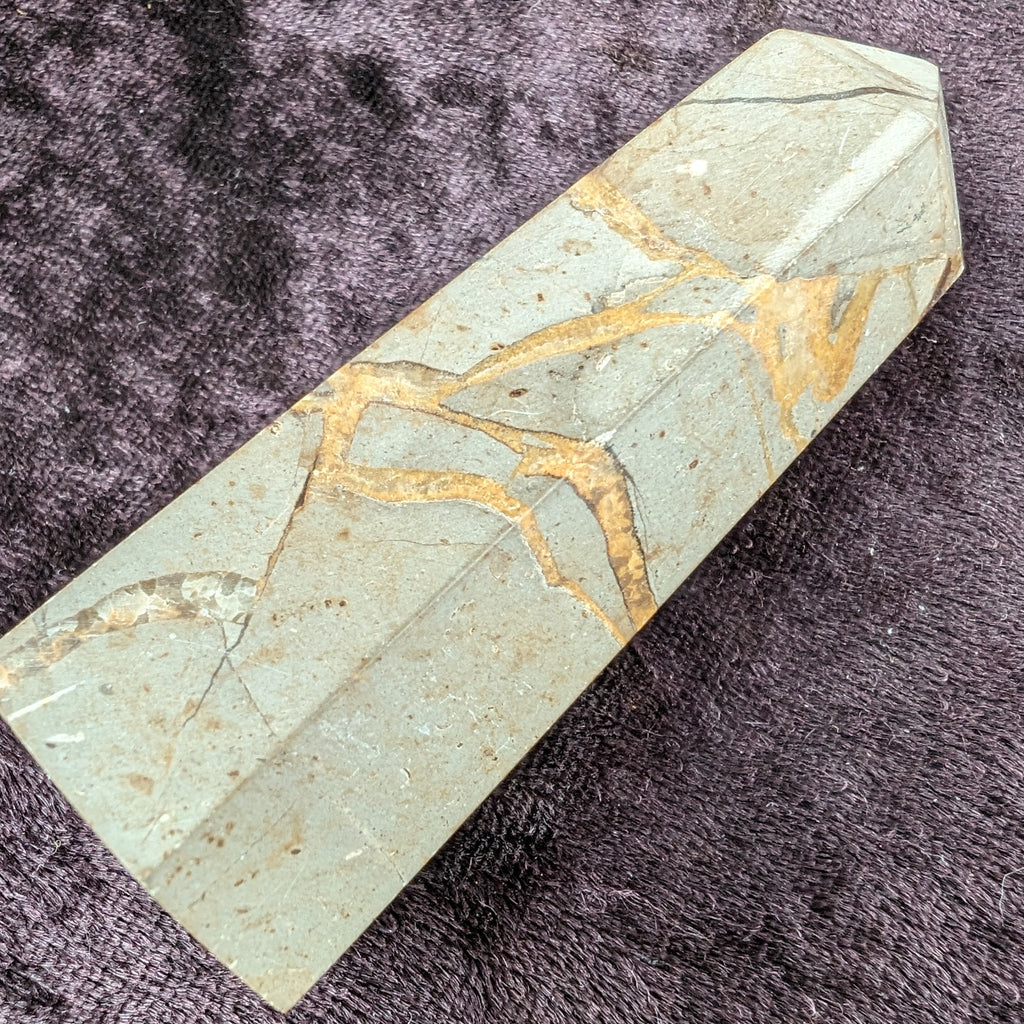 Septarian Dragon Stone wand 90g Rocks and Things