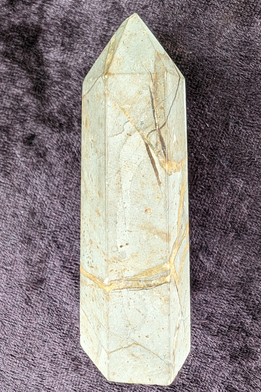 Septarian Dragon Stone wand 90g Rocks and Things