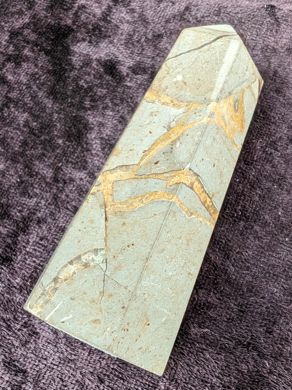 Septarian Dragon Stone wand 90g Rocks and Things