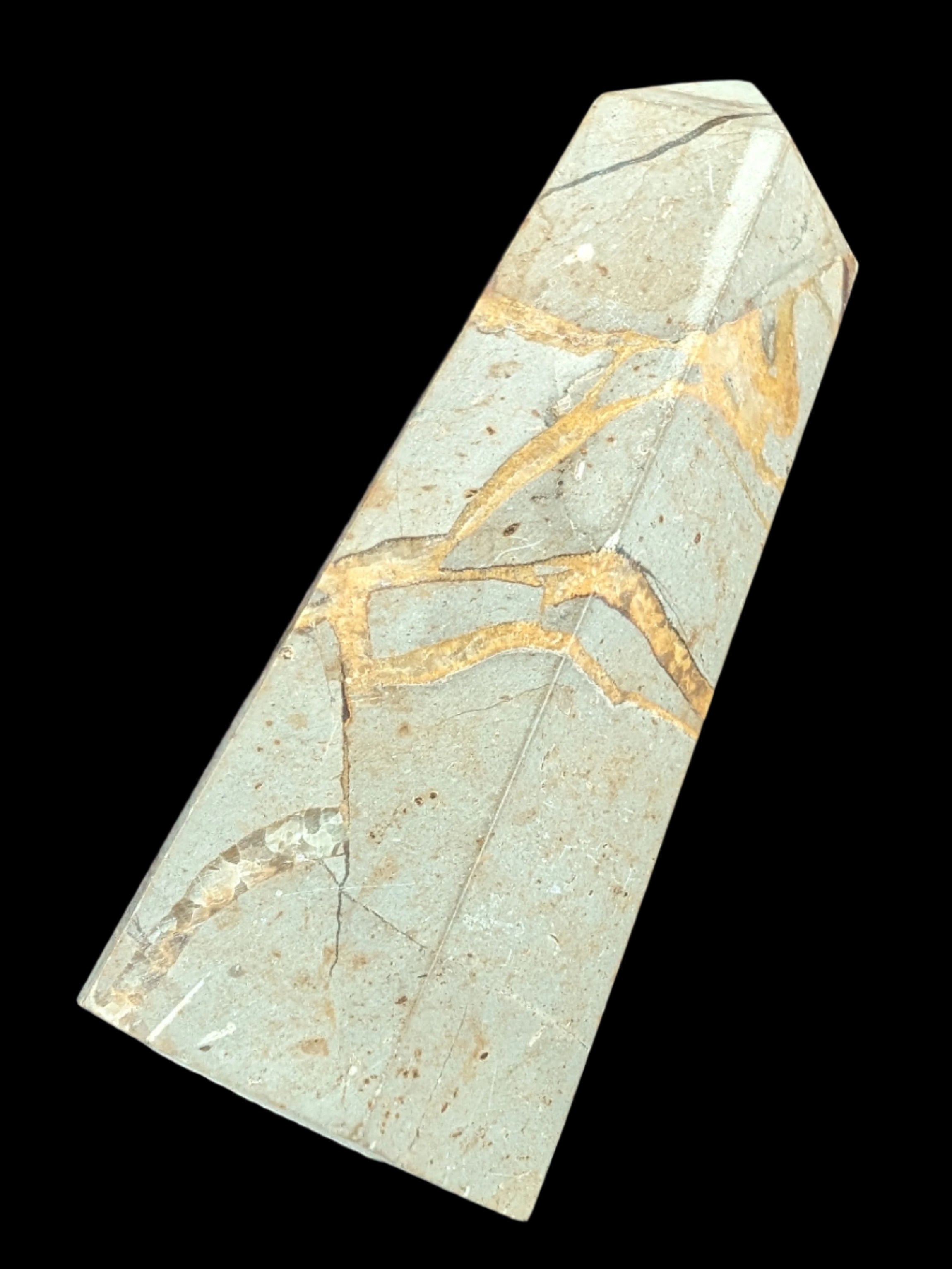 Septarian Dragon Stone wand 90g in sunlight - Rocks and Things Store