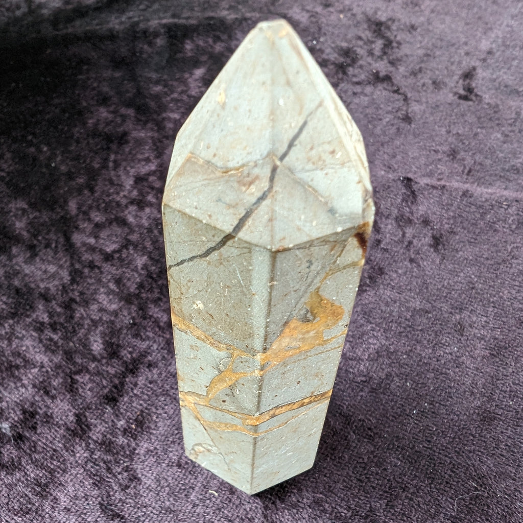 Septarian Dragon Stone wand 90g Rocks and Things