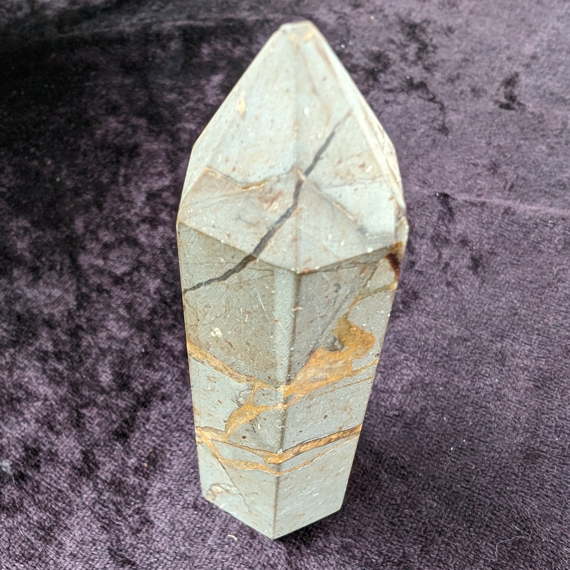 Septarian Dragon Stone wand 90g Rocks and Things