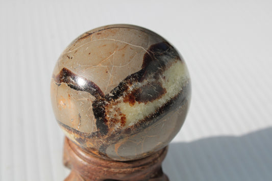 Septarian Dragon Stone sphere 47mm 144g Rocks and Things