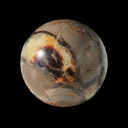 Septarian Dragon Stone sphere 47mm 144g in sunlight - Rocks and Things Store