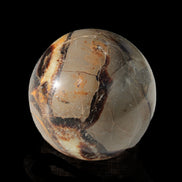 Septarian Dragon Stone sphere 47mm 144g in sunlight - Rocks and Things Store