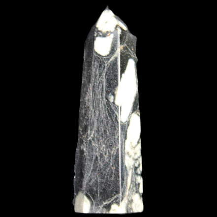 Chrysanthemum Stone wand 71mm 51g in sunlight - Rocks and Things Store