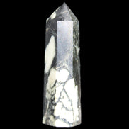 Chrysanthemum Stone wand 71mm 51g in sunlight - Rocks and Things Store