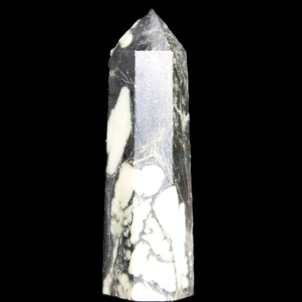 Chrysanthemum Stone wand 71mm 51g in sunlight - Rocks and Things Store