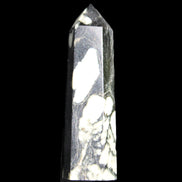 Chrysanthemum Stone wand 71mm 51g in sunlight - Rocks and Things Store