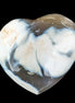 Whale Agate heart 257g in sunlight - Rocks and Things Store