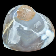 Whale Agate heart 257g in sunlight - Rocks and Things Store