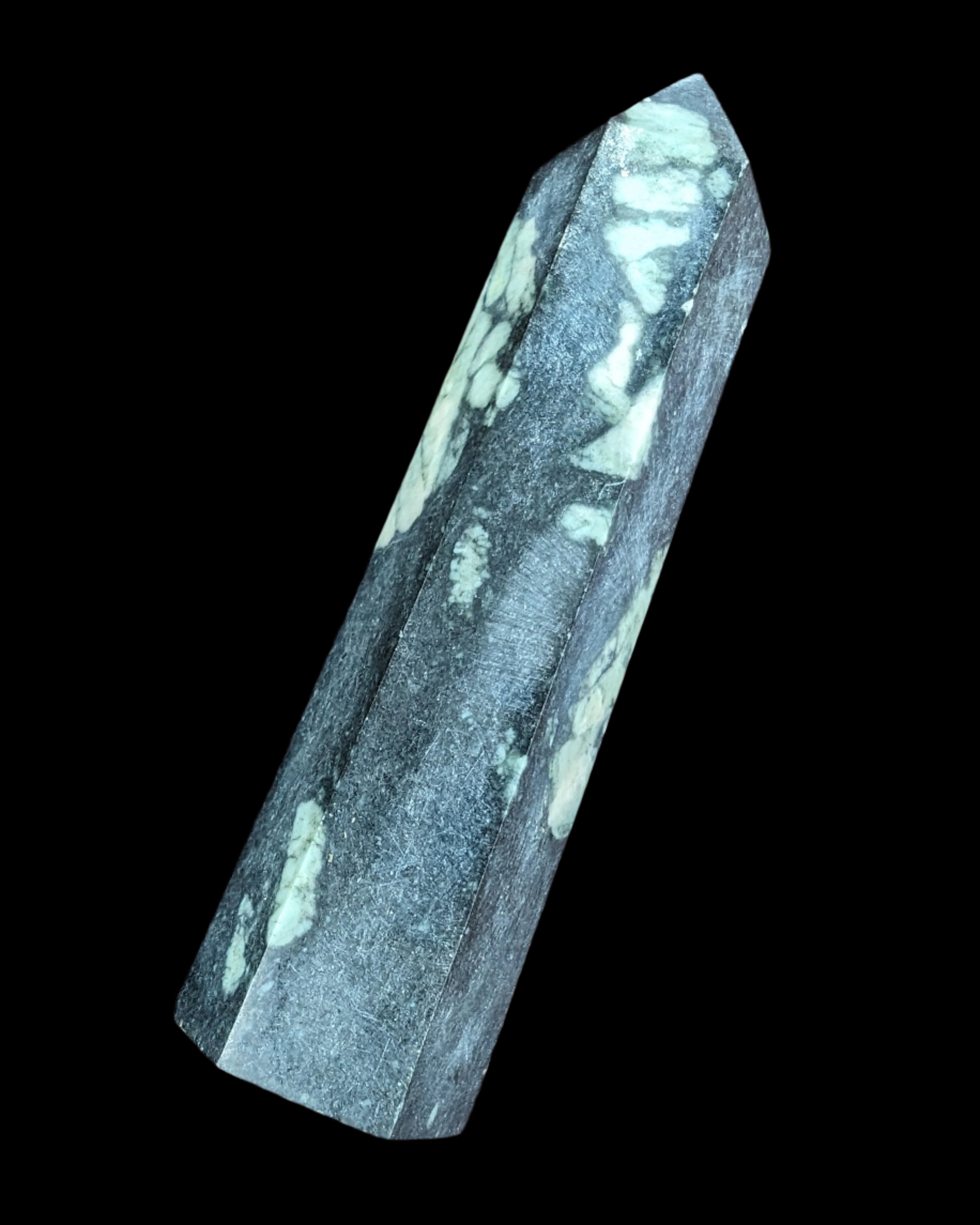 Chrysanthemum Stone wand 90g - Rocks and Things Store