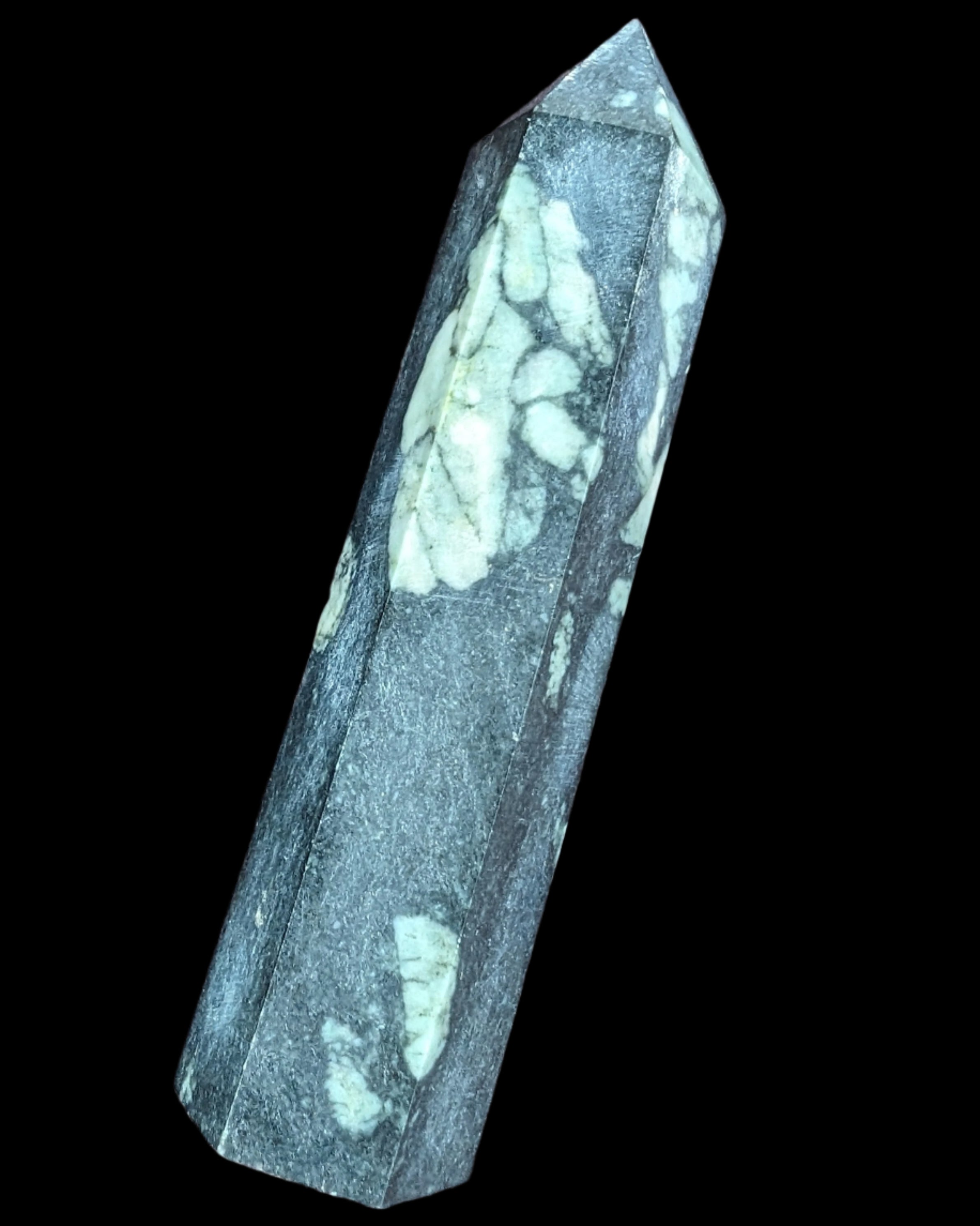 Chrysanthemum Stone wand 90g - Rocks and Things Store
