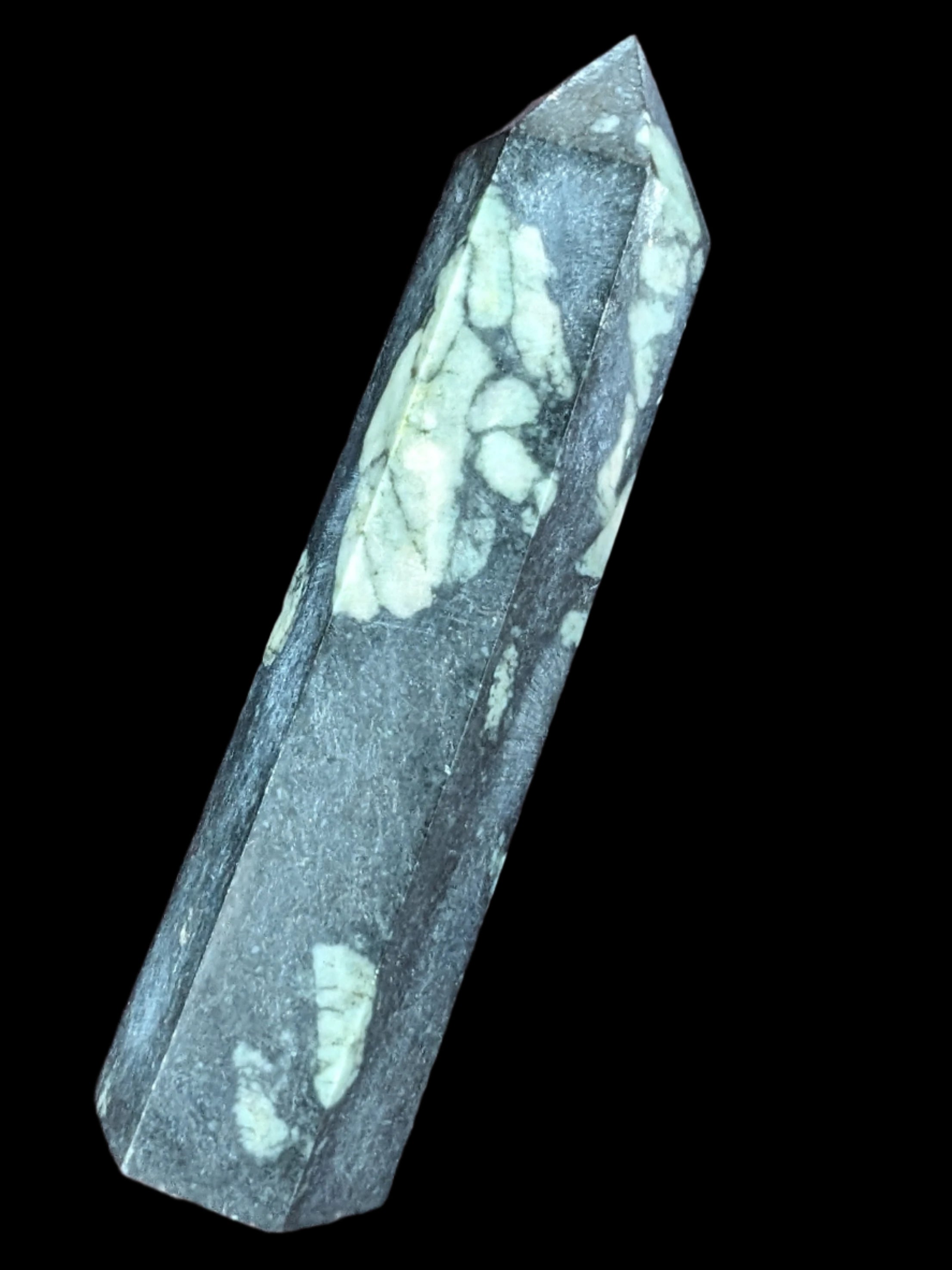 Chrysanthemum Stone wand 90g - Rocks and Things Store