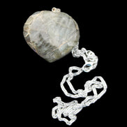 Labradorite heart pendant and necklace 32*30*10mm 22g in sunlight - Rocks and Things Store