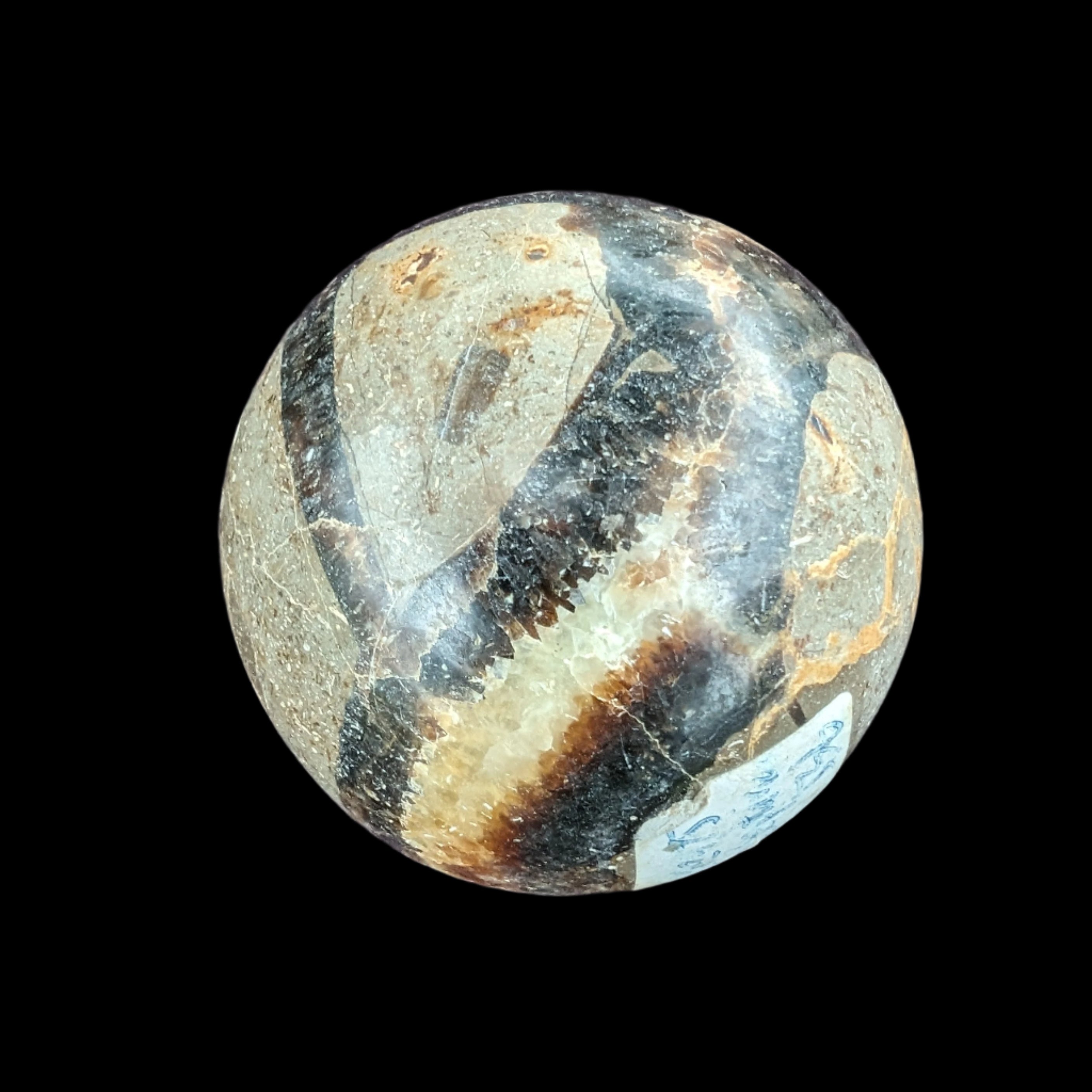 Septarian Dragon Stone sphere 55mm 244g Rocks and Things