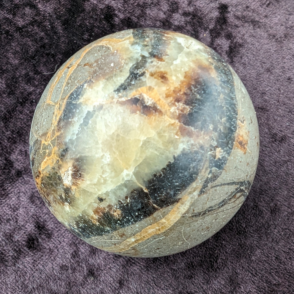 Septarian Dragon Stone sphere 55mm 244g Rocks and Things