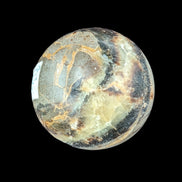 Septarian Dragon Stone sphere 55mm 244g in sunlight - Rocks and Things Store