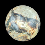 Septarian Dragon Stone sphere 55mm 244g in sunlight - Rocks and Things Store