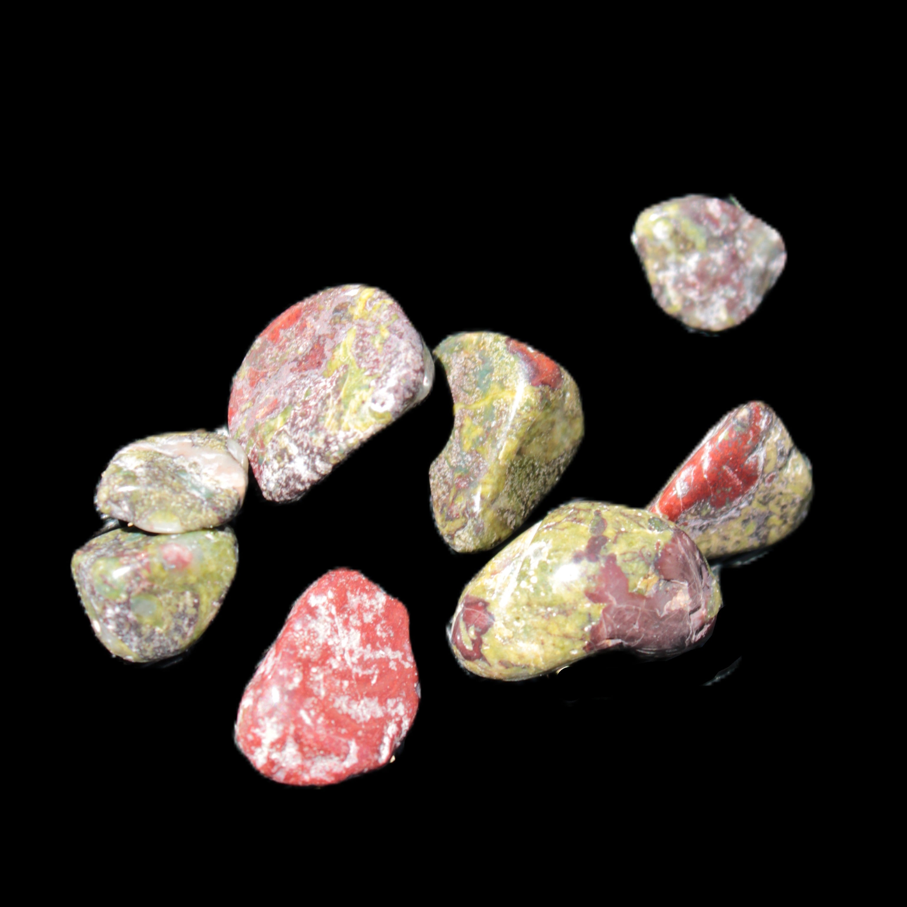 Dragons Blood Stone Jasper polished stones 6g Rocks and Things