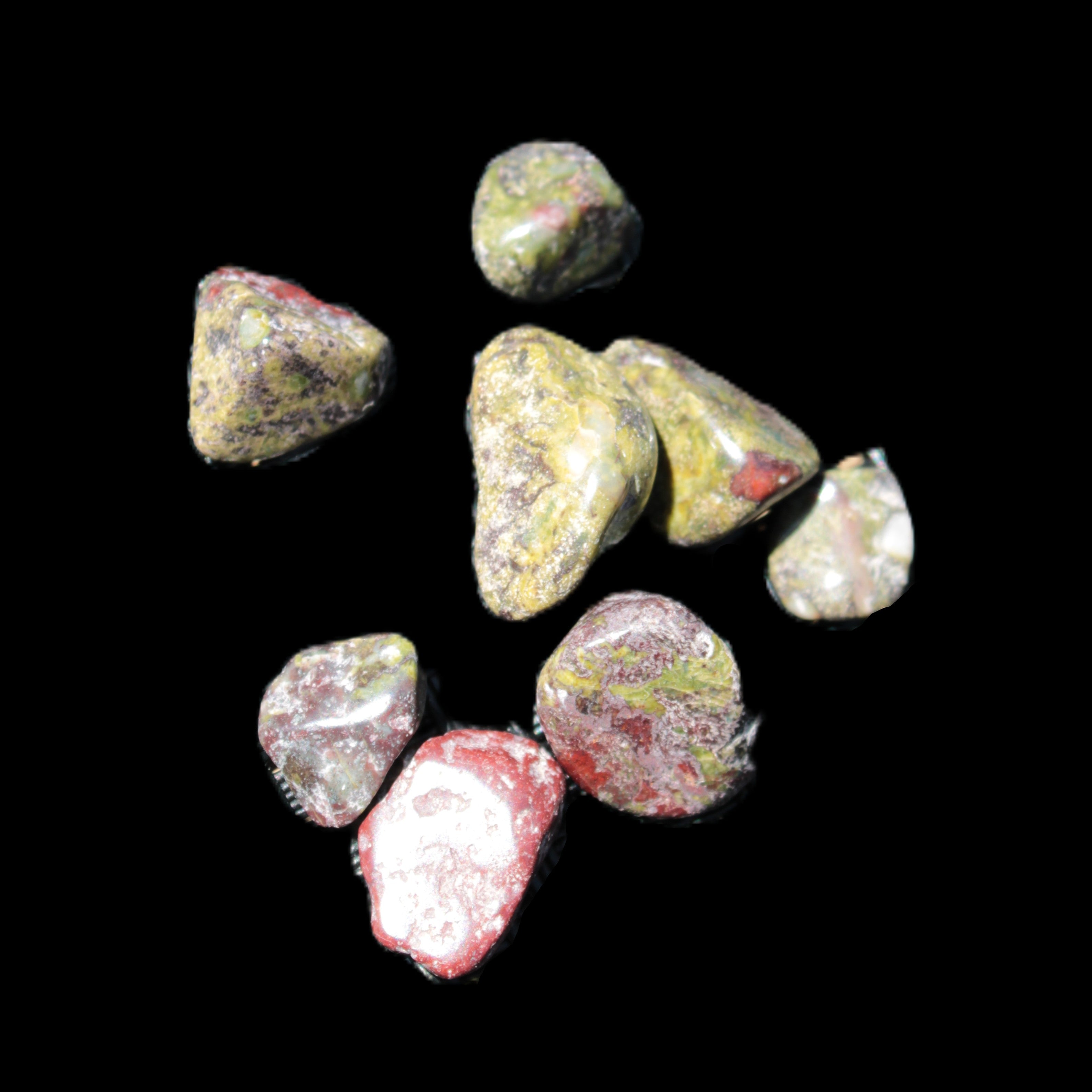 Dragons Blood Stone Jasper polished stones 6g Rocks and Things