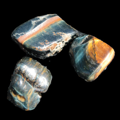 Blue Tigers Eye 2/3 stones 18-21g Rocks and Things