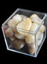 Britannia Creek tumbled Quartz, Citrine & Smoky Quartz, 25 crystals 56mm cube 253g - Rocks and Things Store
