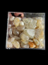 Britannia Creek tumbled Citrine, Quartz & Smoky Quartz, approx 100 crystals, 261g - Rocks and Things Store