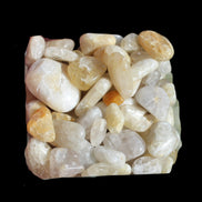 Britannia Creek tumbled Citrine, Quartz & Smoky Quartz, approx 100 crystals, 261g - Rocks and Things Store