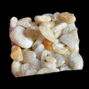 Britannia Creek tumbled Citrine, Quartz & Smoky Quartz, approx 100 crystals, 261g - Rocks and Things Store