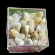 Britannia Creek tumbled Citrine, Quartz & Smoky Quartz, approx 100 crystals, 261g - Rocks and Things Store
