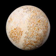 Dinosaur Bone fossil sphere 51mm 166g in sunlight - Rocks and Things Store