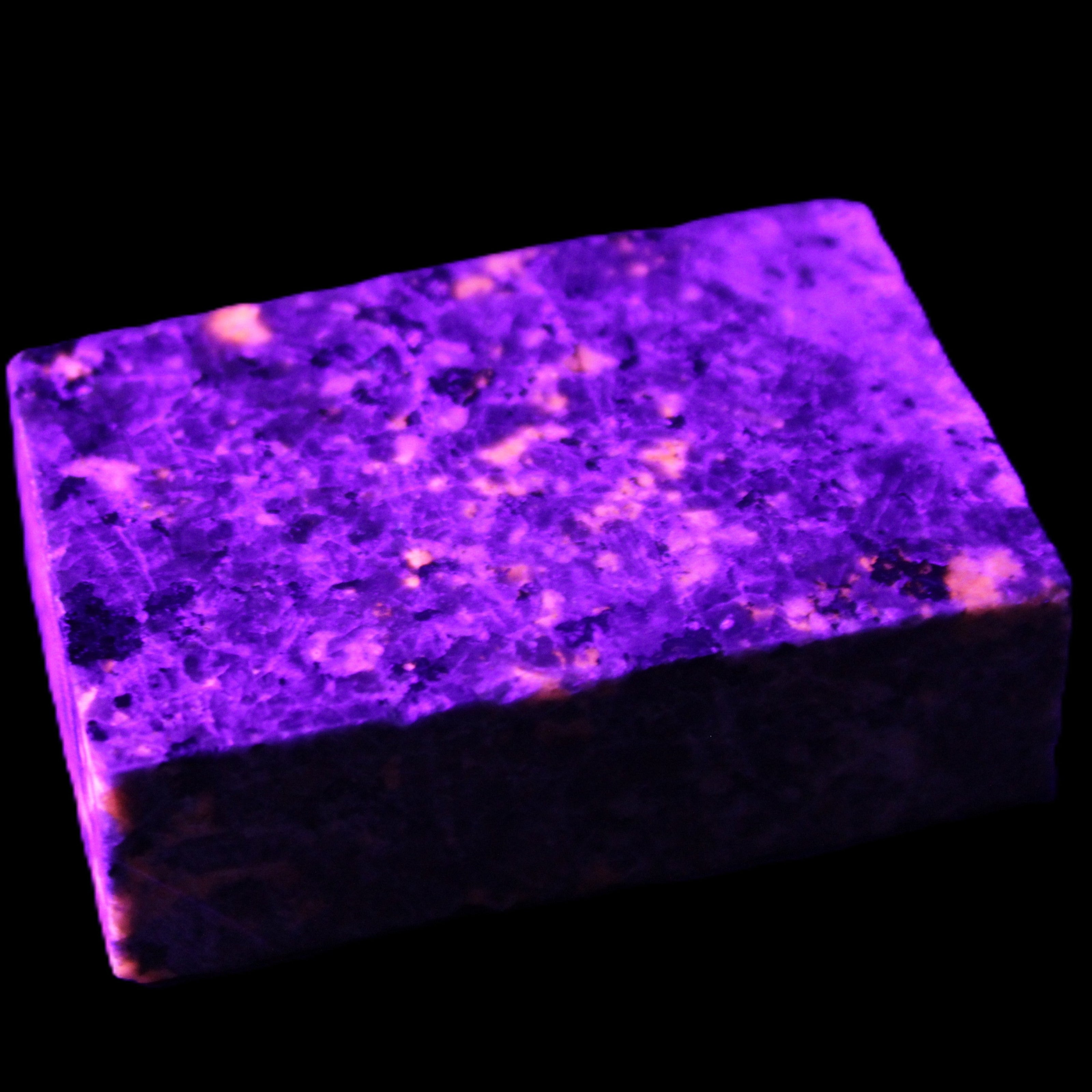Yooperlite Lake Superior Sodalite 121g in sunlight - Rocks and Things Store