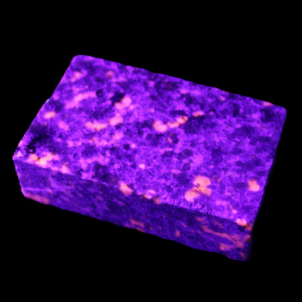 Yooperlite Lake Superior Sodalite 121g in sunlight - Rocks and Things Store