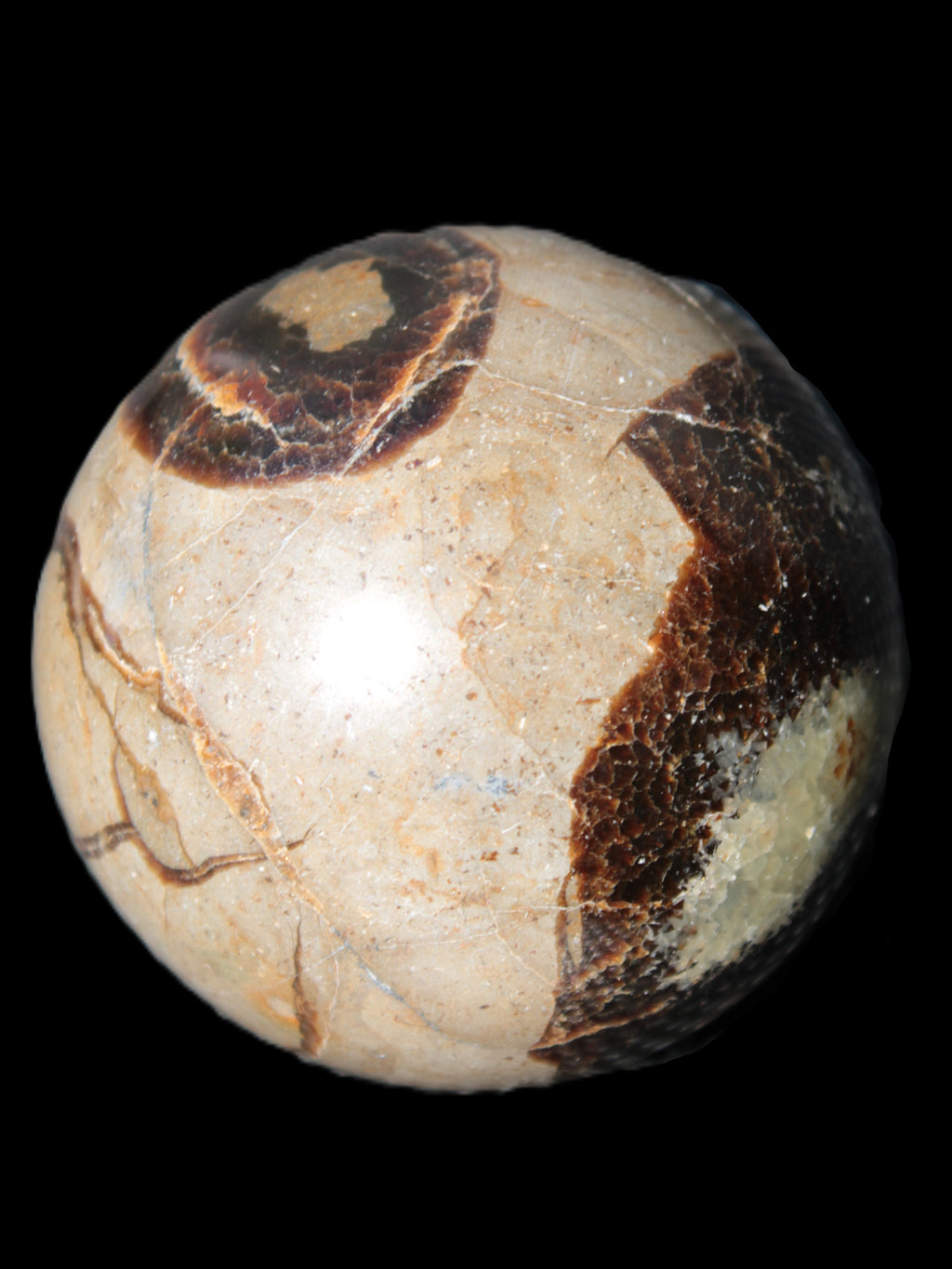 Septarian Dragon Stone sphere 57mm 248g Rocks and Things