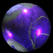 Septarian Dragon Stone sphere 57mm 248g Rocks and Things