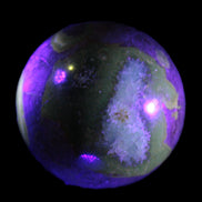 Septarian Dragon Stone sphere 57mm 248g Rocks and Things