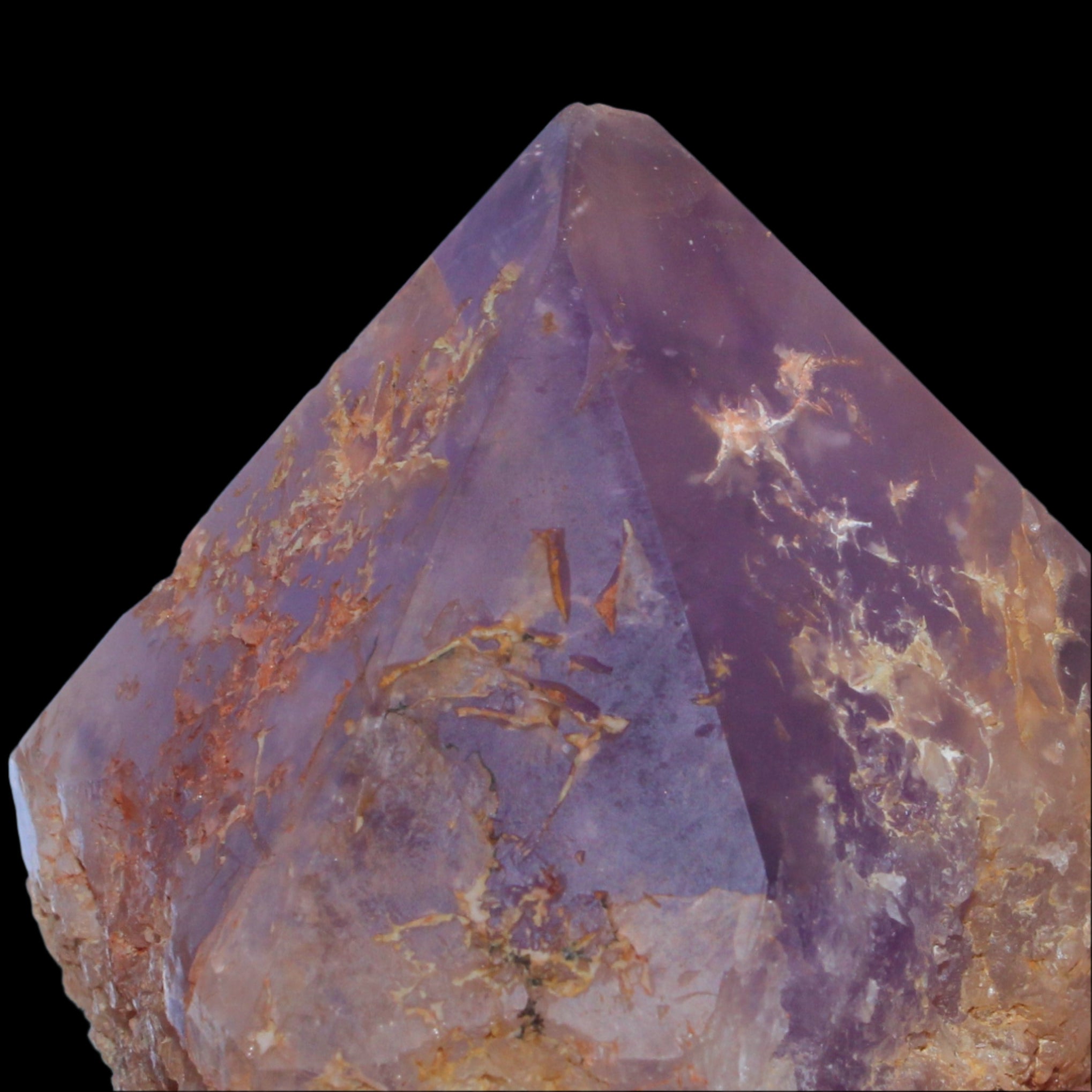 Amethyst crystal point rough 628g Rocks and Things