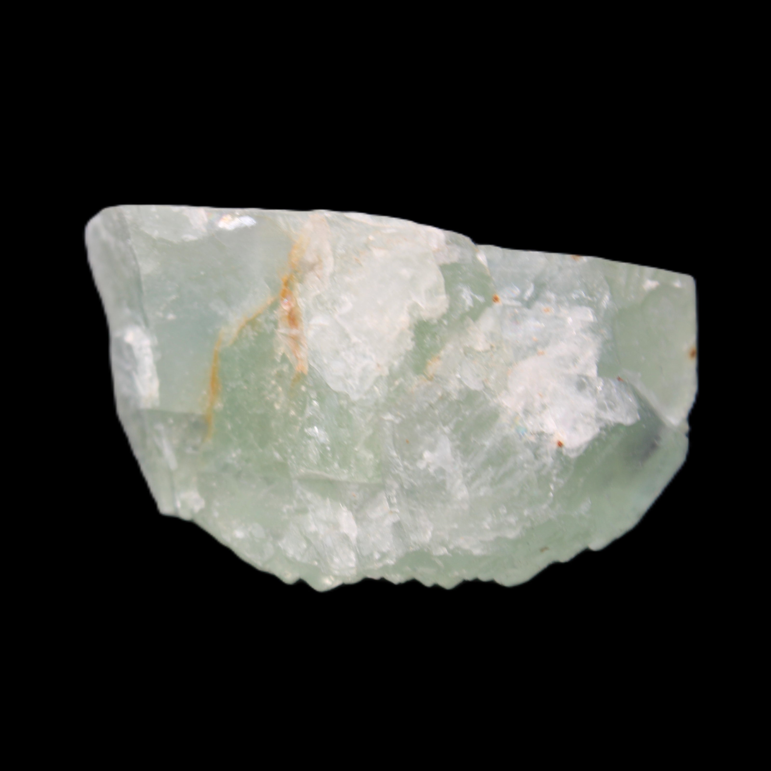 Green Phantom Fluorite crystal from China 60g in sunlight - Rocks and Things Store