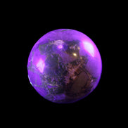 Septarian Dragon Stone sphere 51mm 192g in UV light - Rocks and Things Store