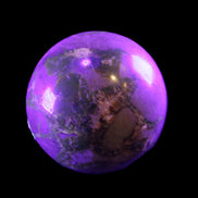 Septarian Dragon Stone sphere 51mm 192g in UV light - Rocks and Things Store