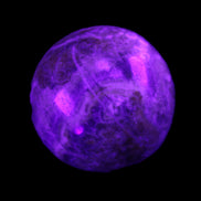 Septarian Dragon Stone sphere 51mm 192g in sunlight - Rocks and Things Store