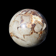 Septarian Dragon Stone sphere 51mm 192g in sunlight - Rocks and Things Store