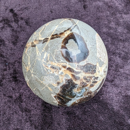 Septarian Dragon Stone sphere 51mm 197g