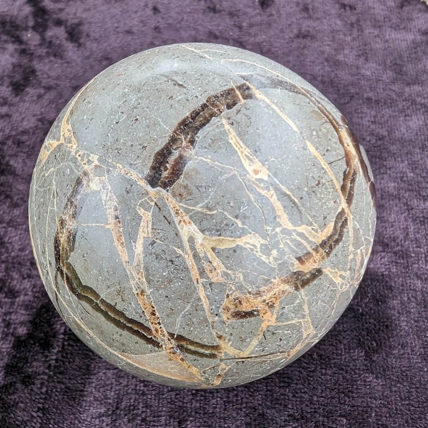 Septarian Dragon Stone sphere 51mm 197g