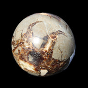Septarian Dragon Stone sphere 51mm 192g in sunlight - Rocks and Things Store